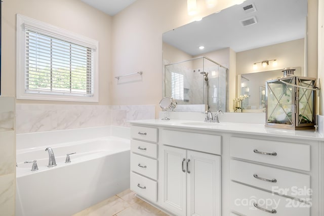 16324 Loch Raven Rd, Huntersville, NC 28078 - full bath featuring a bath, vanity, and a stall shower