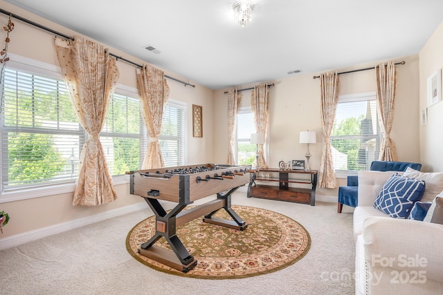 16324 Loch Raven Rd, Huntersville, NC 28078 - game room with carpet floors and plenty of natural light