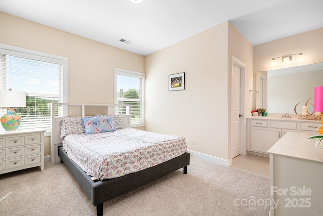 16324 Loch Raven Rd, Huntersville, NC 28078 - bedroom with light colored carpet and a sink