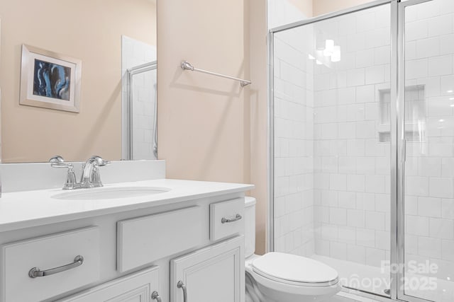 16324 Loch Raven Rd, Huntersville, NC 28078 - bathroom with a shower stall and vanity