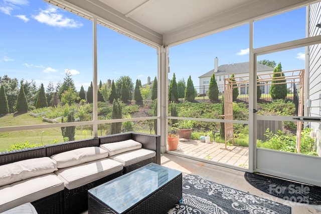 16324 Loch Raven Rd, Huntersville, NC 28078 - sunroom with an outdoor hangout area