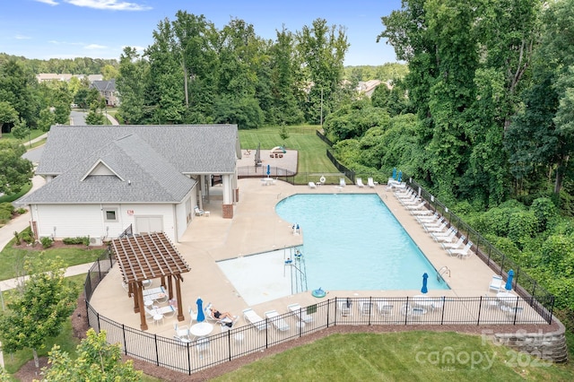 16324 Loch Raven Rd, Huntersville, NC 28078 - community pool featuring a patio
