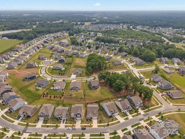 4427 Poplin Grove Dr, Indian Trail, NC 28079 - aerial view of property and surrounding area featuring nearby suburban area