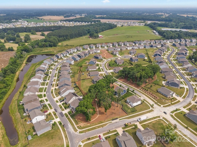 4427 Poplin Grove Dr, Indian Trail, NC 28079 - view of property location featuring a large body of water and nearby suburban area