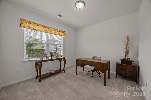 4427 Poplin Grove Dr, Indian Trail, NC 28079 - office featuring light colored carpet and baseboards