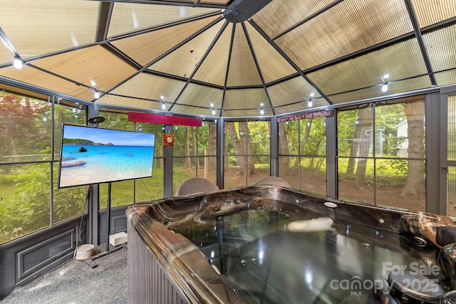 381 US-70 Hwy, Black Mountain, NC 28711 - sunroom with a hot tub