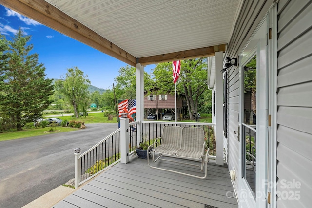 381 US-70 Hwy, Black Mountain, NC 28711 - porch with a mountain view