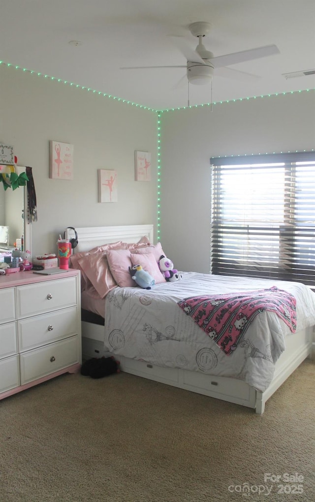 858 Oak Manor Dr SE, Concord, NC 28025 - carpeted bedroom with ceiling fan