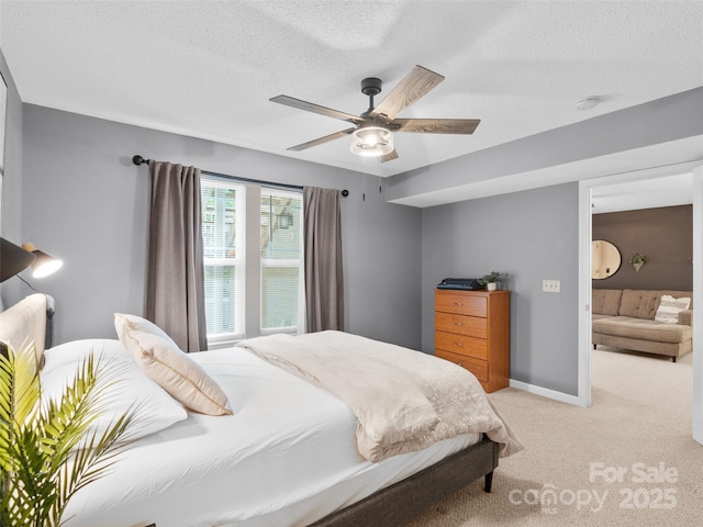 91 Morningside Ln, Hendersonville, NC 28792 - carpeted bedroom featuring a textured ceiling and ceiling fan