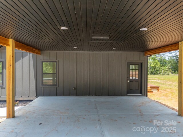 1872 Piney Mountain Church Rd, Bostic, NC 28018 - view of patio / terrace featuring a carport