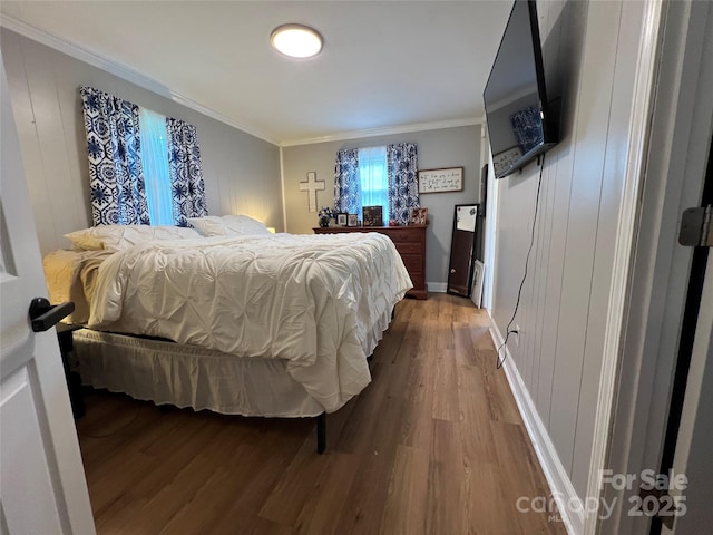 340 Cherry Mountain St, Forest City, NC 28043 - bedroom with crown molding and wood finished floors