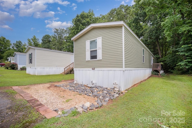 251 Birch Tree Rd, Clover, SC 29710 - view of property exterior featuring a lawn
