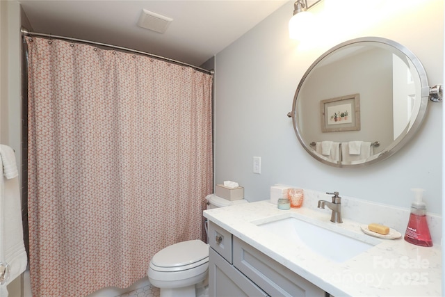4126 Tyndale Ave, Charlotte, NC 28210 - bathroom featuring vanity and curtained shower