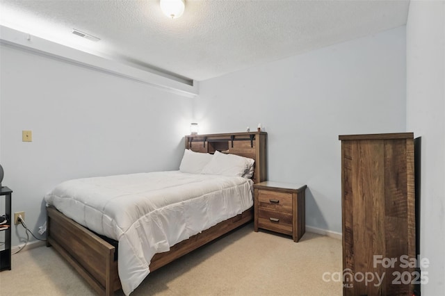 2308 Blair House Ct, Charlotte, NC 28270 - bedroom with light colored carpet and a textured ceiling