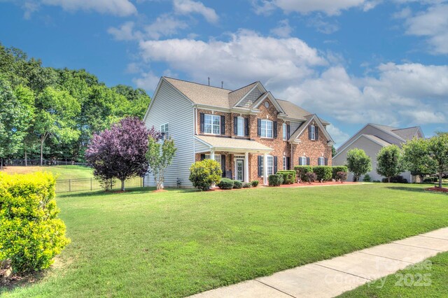 604 Palmerston Ln, Waxhaw, NC 28173 - view of front of property featuring brick siding