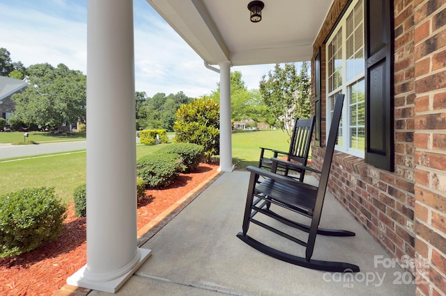 604 Palmerston Ln, Waxhaw, NC 28173 - porch with a lawn