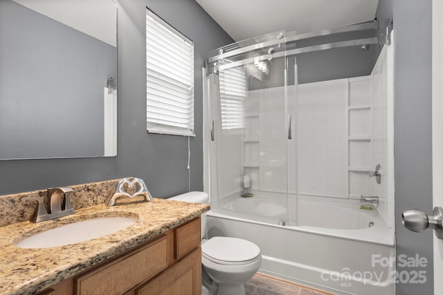 9236 Clifton Meadow Dr, Matthews, NC 28105 - full bath with vanity and combined bath / shower with glass door