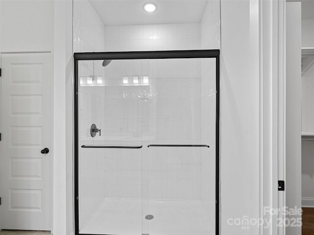 8303 Adrian Ct, Charlotte, NC 28270 - bathroom with a shower stall