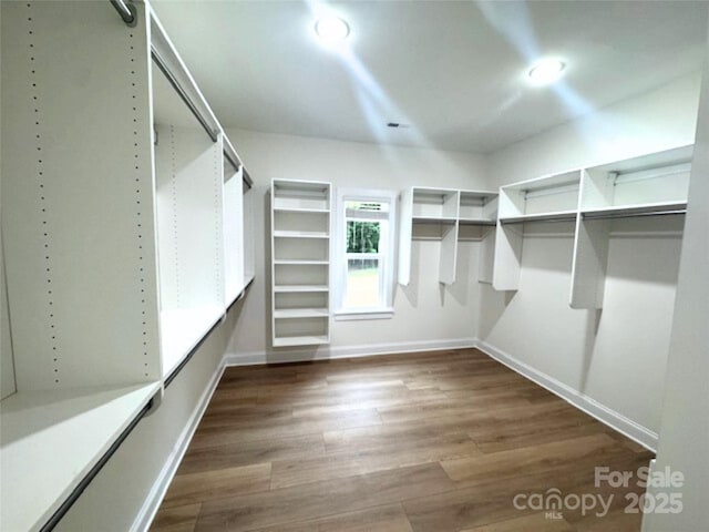 8303 Adrian Ct, Charlotte, NC 28270 - spacious closet featuring wood finished floors