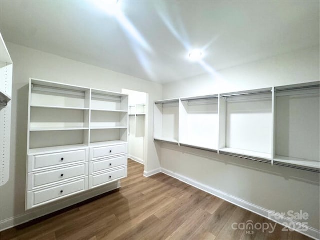 8303 Adrian Ct, Charlotte, NC 28270 - spacious closet featuring wood finished floors
