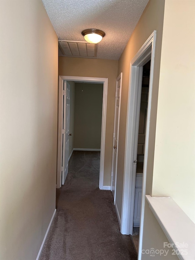 8125 Weeping Fig Ln, Charlotte, NC 28215 - hall featuring carpet floors and a textured ceiling