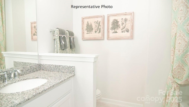 145 Apple Orchard Ct, Statesville, NC 28677 - bathroom featuring vanity and toilet