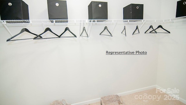 145 Apple Orchard Ct, Statesville, NC 28677 - walk in closet featuring carpet flooring