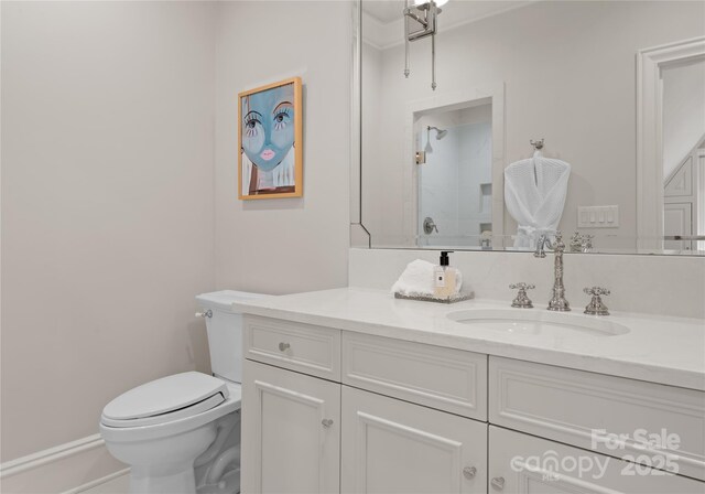 8500 Longview Club Dr, Waxhaw, NC 28173 - bathroom featuring vanity and a shower