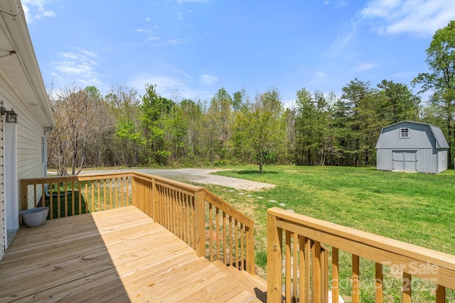 1285 Waitman Rd, Lexington, NC 27295 - wooden terrace featuring a yard and a wooded view