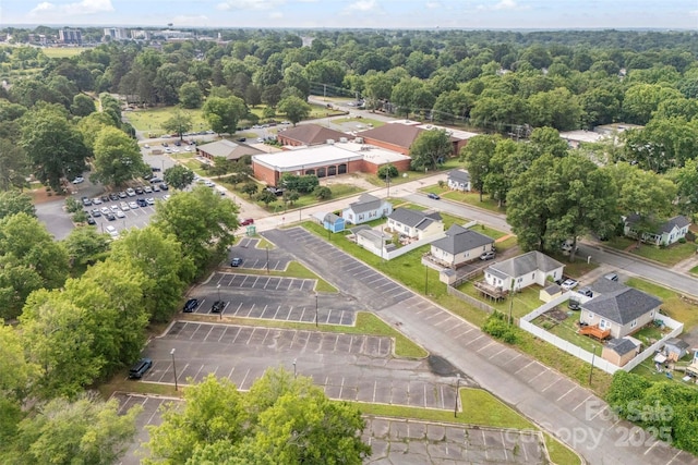 1008 Valley St, Kannapolis, NC 28081 - aerial view of a heavily wooded area