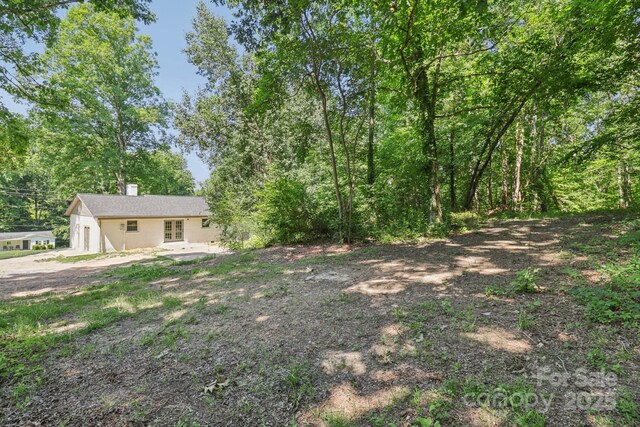 848 Ike Lynch Rd, Dallas, NC 28034 - view of yard featuring french doors