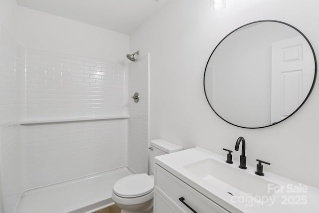 848 Ike Lynch Rd, Dallas, NC 28034 - bathroom featuring vanity and tiled shower