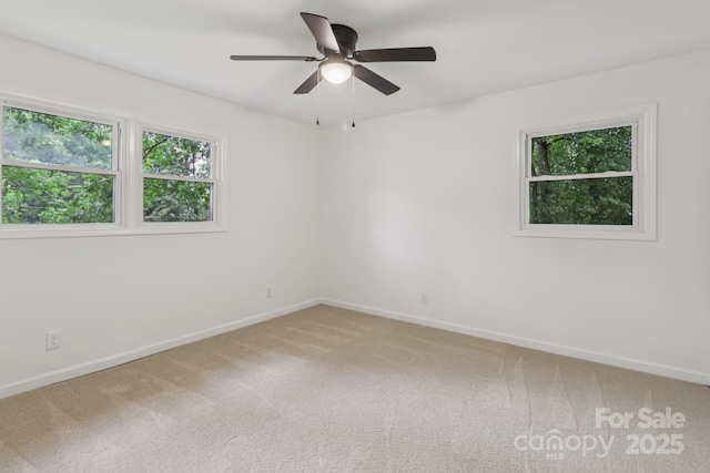 848 Ike Lynch Rd, Dallas, NC 28034 - carpeted spare room with plenty of natural light and a ceiling fan