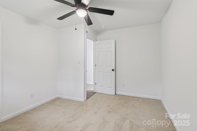 848 Ike Lynch Rd, Dallas, NC 28034 - spare room with carpet flooring and ceiling fan
