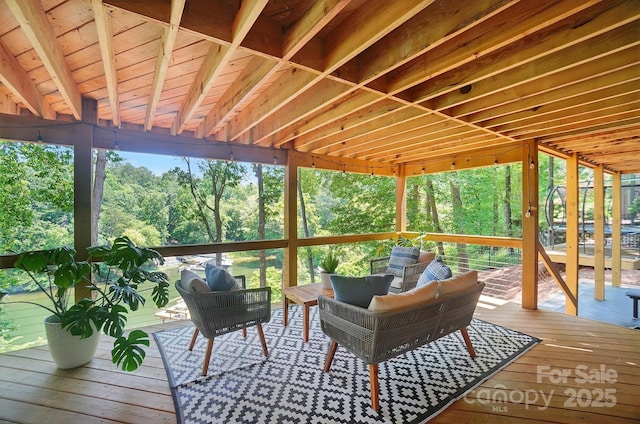 10043 Tepa Pl, Tega Cay, SC 29708 - sunroom / solarium featuring plenty of natural light and an outdoor living space