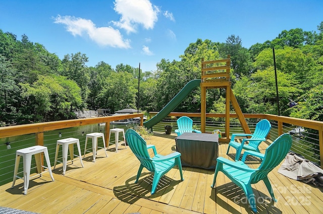 10043 Tepa Pl, Tega Cay, SC 29708 - view of wooden terrace