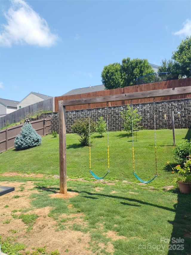 1818 Windy Willow Ln, Dallas, NC 28034 - view of fenced backyard