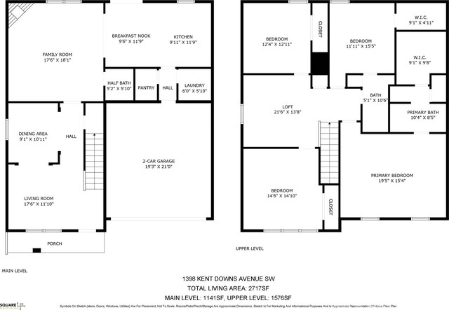 1398 Kent Downs Ave SW Unit 52, Concord, NC 28027 - room layout