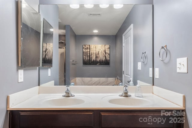 1398 Kent Downs Ave SW Unit 52, Concord, NC 28027 - bathroom with double vanity