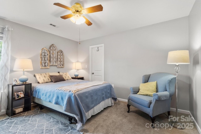 1398 Kent Downs Ave SW Unit 52, Concord, NC 28027 - carpeted bedroom with baseboards and a ceiling fan