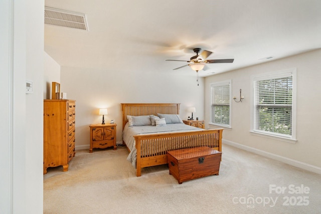 274 Cove Creek Loop, Mooresville, NC 28117 - bedroom with light carpet and ceiling fan