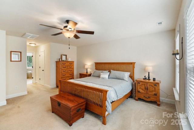 274 Cove Creek Loop, Mooresville, NC 28117 - bedroom featuring light carpet and a ceiling fan