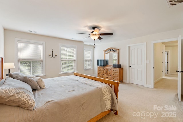 274 Cove Creek Loop, Mooresville, NC 28117 - bedroom featuring light colored carpet and a ceiling fan