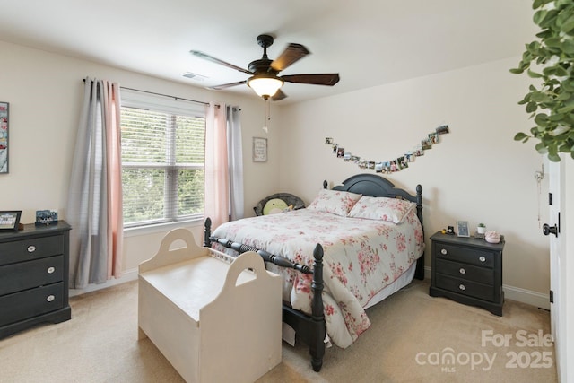 274 Cove Creek Loop, Mooresville, NC 28117 - bedroom with light colored carpet and a ceiling fan