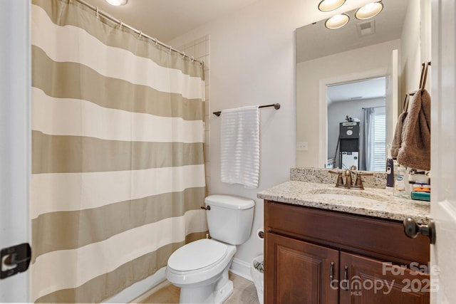 274 Cove Creek Loop, Mooresville, NC 28117 - bathroom featuring vanity and curtained shower