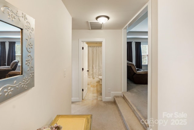 274 Cove Creek Loop, Mooresville, NC 28117 - hall featuring light carpet and baseboards