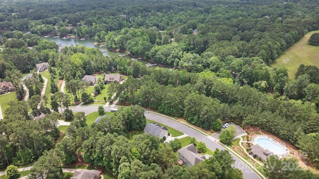274 Cove Creek Loop, Mooresville, NC 28117 - aerial view of property's location with a forest and a large body of water