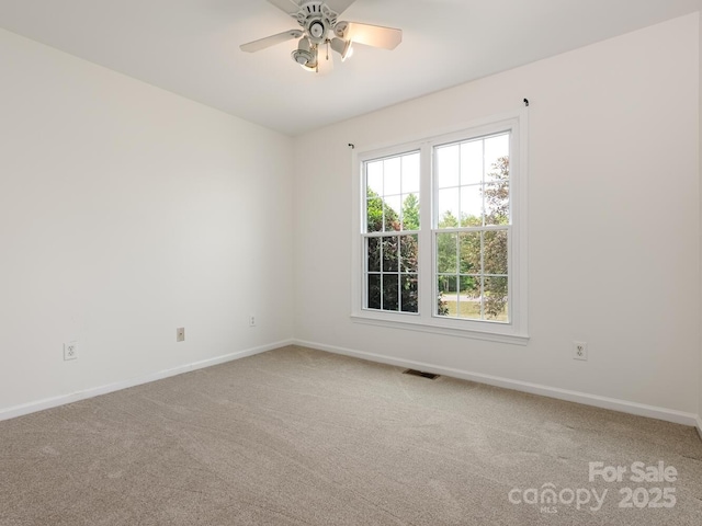 7006 Lone Eagle Dr # 18, Monroe, NC 28110 - carpeted empty room with baseboards and a ceiling fan