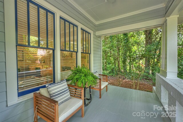 2223 Club Rd, Charlotte, NC 28205 - view of porch