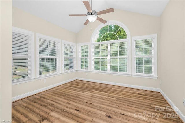 202 Watchtower Ct, Winston Salem, NC 27127 - unfurnished sunroom featuring lofted ceiling